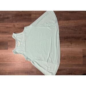 Wonder Nation Women's Plus Size Tank Top - Aqua Green